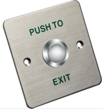 Alluminium Exit & Emergency Button